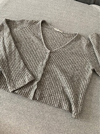 Crop hırka
