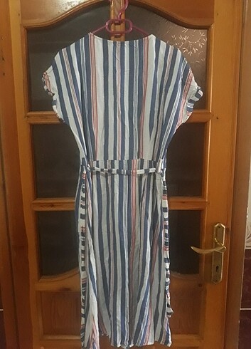 l Beden mavi Renk Kadın elbise 