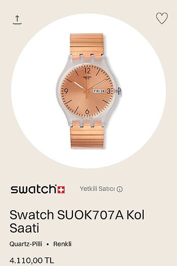 Orjinal swatch saat