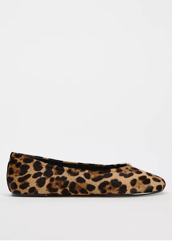 39 Beden Zara Kahverengi Leopar babet