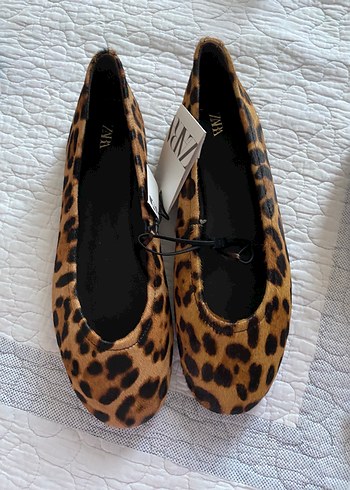 39 Beden kahverengi Renk Zara Kahverengi Leopar babet