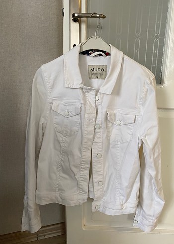 Mudo Beyaz Denim Ceket