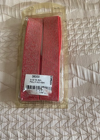 Parlak Kırmızı Çocuk Askısı Tokalı - Görsel 2