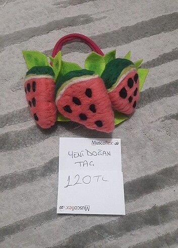 Keçe karpuz taç