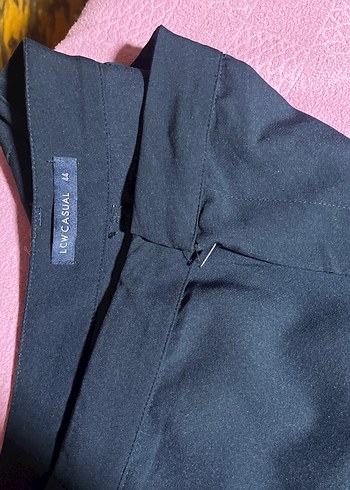 Kadın Lacivert Normal Boy Kumaş Pantolon - Görsel 2