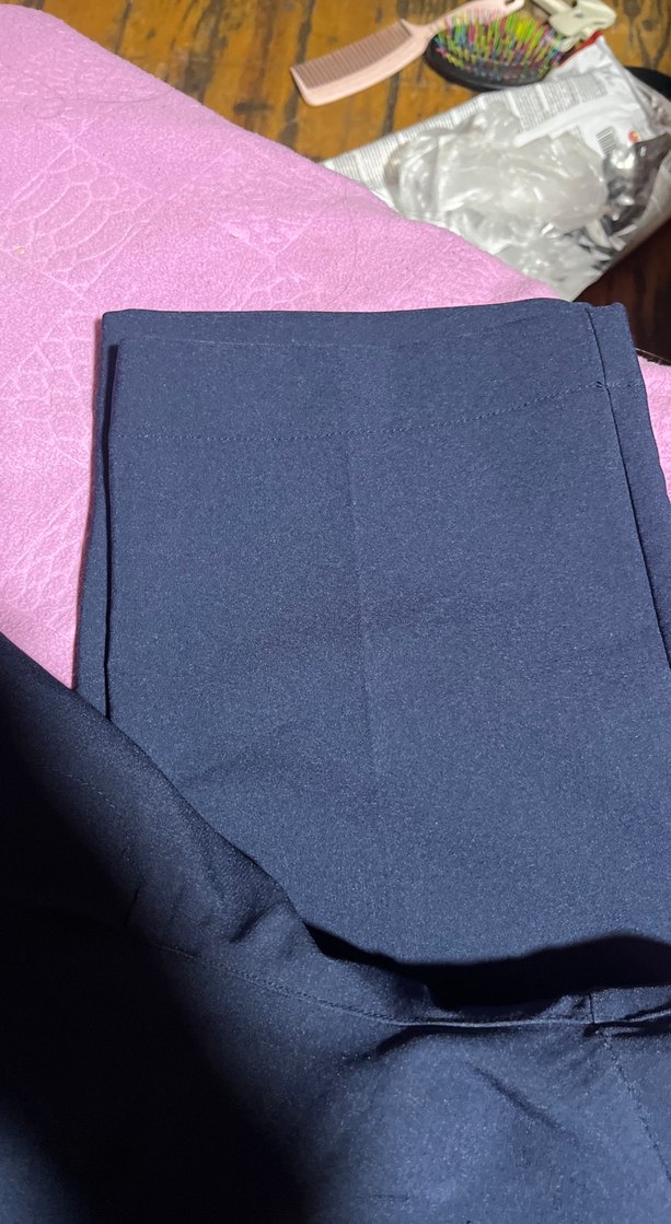 Kadın Lacivert Normal Boy Kumaş Pantolon - Görsel 3