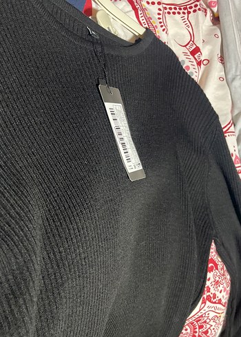 Kadın Siyah Uzun Kollu Boğazlı Kazak - Görsel 2