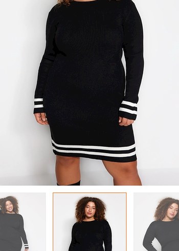 Kadın Siyah Uzun Kollu Boğazlı Kazak - Görsel 4