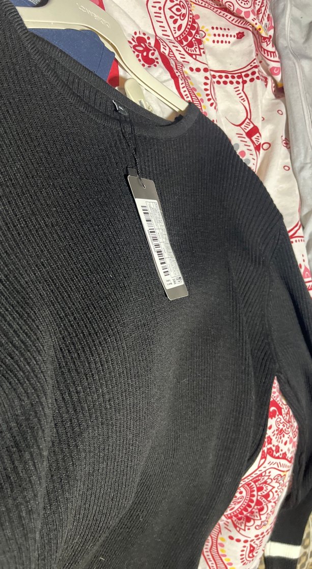 Kadın Siyah Uzun Kollu Boğazlı Kazak - Görsel 2