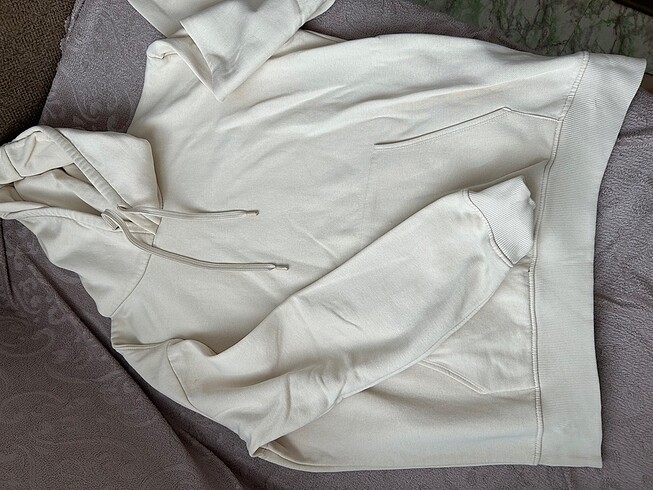 Zara Basic Kapüşonlu Sweatshirt
