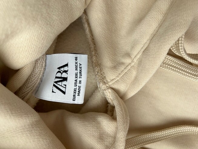 xxl Beden ten rengi Renk Basic Kapüşonlu Sweatshirt