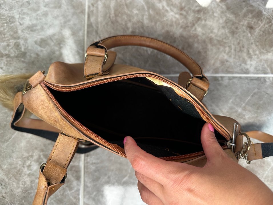 Deri Kadın Çanta - Görsel 4