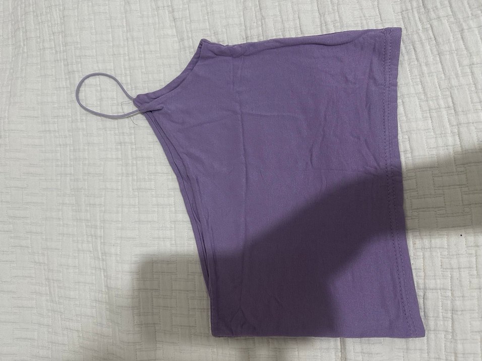 Tek Omuzlu Kadın crop bluz - Görsel 2