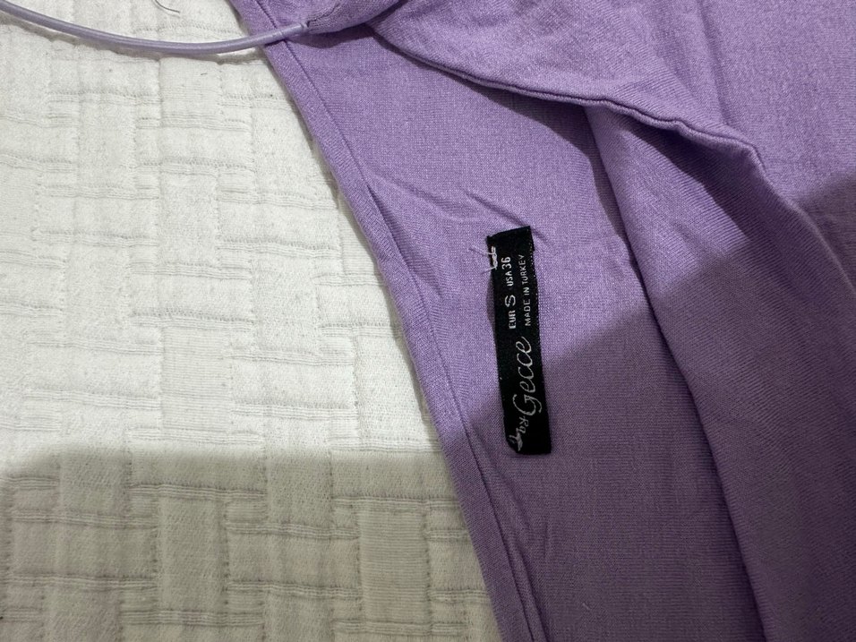 Tek Omuzlu Kadın crop bluz - Görsel 3