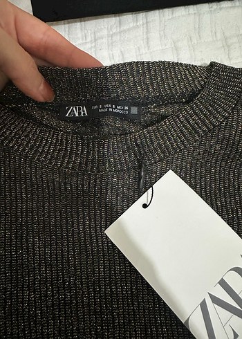 Zara simli bluz - Görsel 2