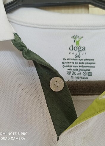 Doğa koleji beyaz Lacoste 5-6 yas