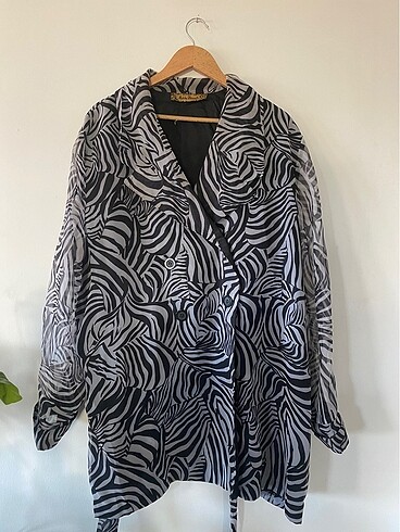 Ashley Steward vintage zebra kimono ceket