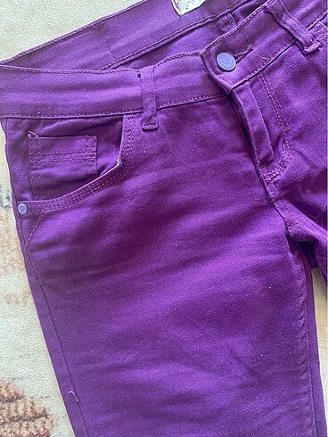 34 Beden Hacker jeans wear mor streç pantalon