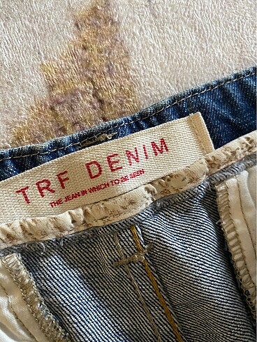 l Beden mavi Renk TRF Denim düşük bel kot