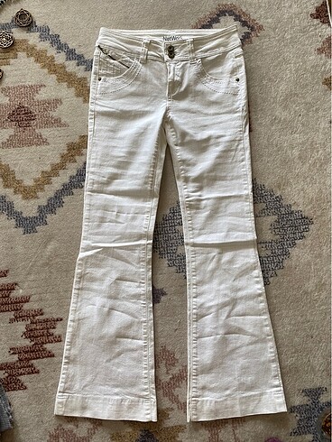Network casual beyaz pantalon