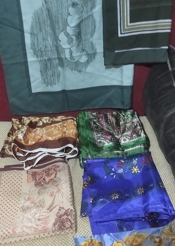 Kadın Çok Renkli Bohem Stil Şal