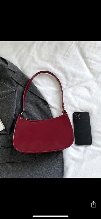Zara Cherry Red Çanta