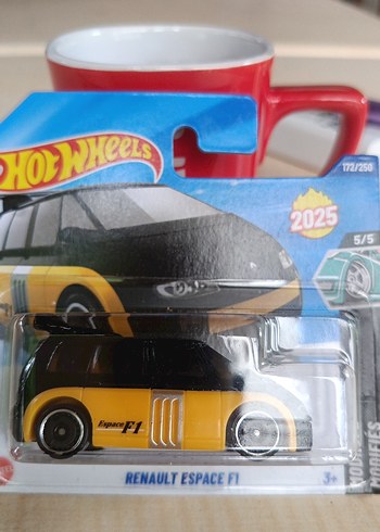 Hot Wheels Renault Espace FI Sarı Oyuncak Araba