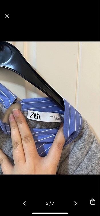 s Beden Zara gömlekli süveter
