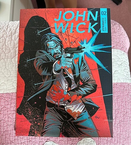 John Wick ahşap poster
