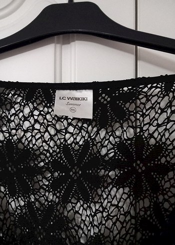LC Waikiki Siyah Dantel bikini mayo uzeri