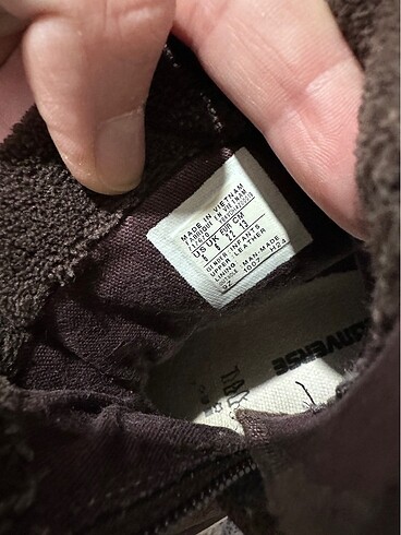22 Beden kahverengi Renk Kışlık converse