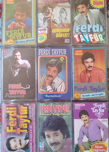 Ferdi Tayfur 9 adet kaset