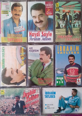 İbrahim Tatlıses 8 adet kaset