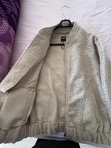 m Beden ten rengi Renk Zara buklet bomber ceket