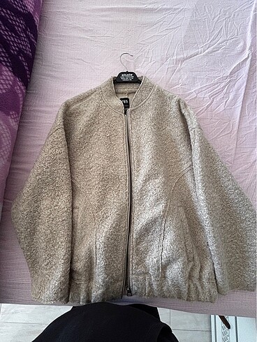 m Beden Zara buklet bomber ceket