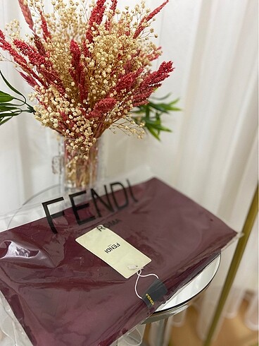 Beden turuncu Renk Fendi ithal şal