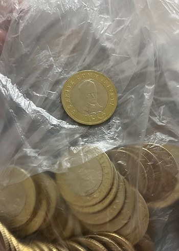 5 Türk Lirası Madeni Para hatıra parası 100.yıl koleksiyonluk - Görsel 2