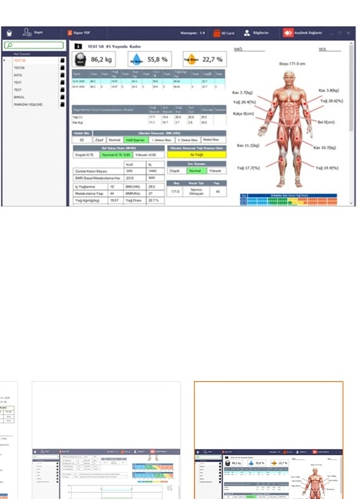 Bc 601 tanita tartı (tanıta profesyonel analiz) - Görsel 3