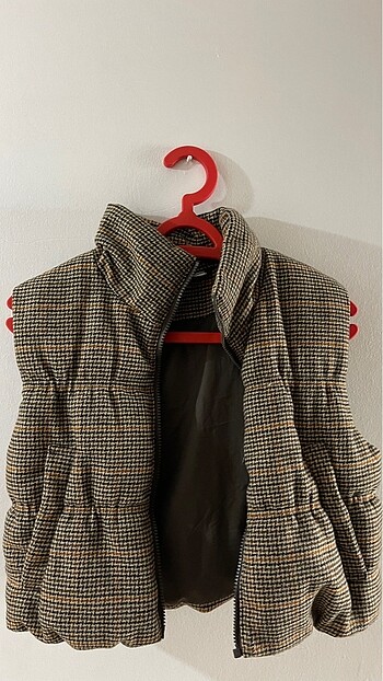 H&M hnm sisme yelek, kahve rengi