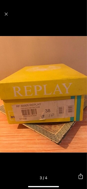 38 Beden camel Renk Replay sandalet
