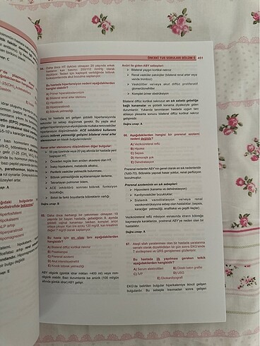  Beden Renk Tus Dahiliye Soruları UTS