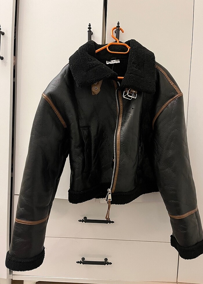 Kürklü çeket - Görsel 4