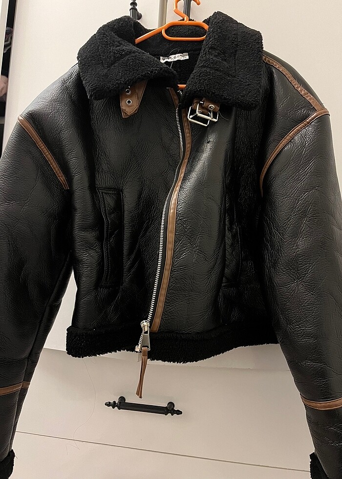 Kürklü çeket - Görsel 5