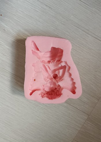 Pembe Silikon Sabun Kalıbı slikon taş tozu kalıbı - Görsel 4