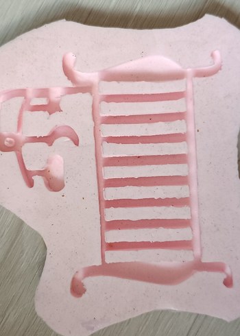 Pembe Silikon Sabun Kalıbı slikon taş tozu kalıbı - Görsel 3