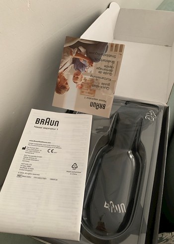 Braun Beyaz Gri Bebek burun temizleyicisi - Görsel 3