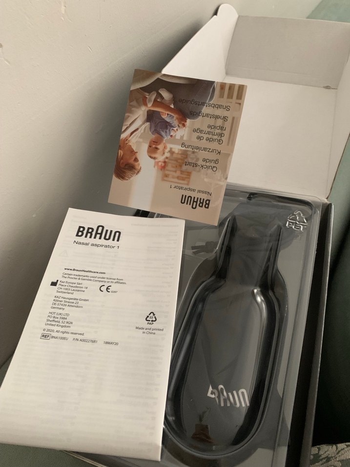 Braun Beyaz Gri Bebek burun temizleyicisi - Görsel 3