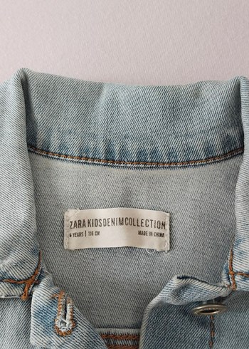 Zara zara kız çocuk kot ceket