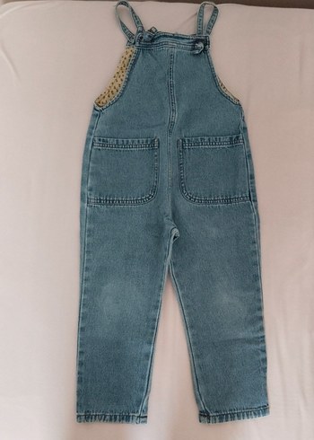 zara kız çocuk denim tulum