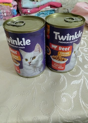 Twinkle Sığır Etli Parçalı Kedi Konservesi